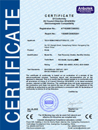 Diode EMC CERTIFICATE